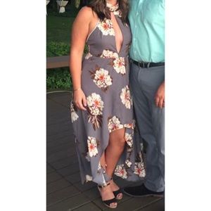 High-low semi formal dress